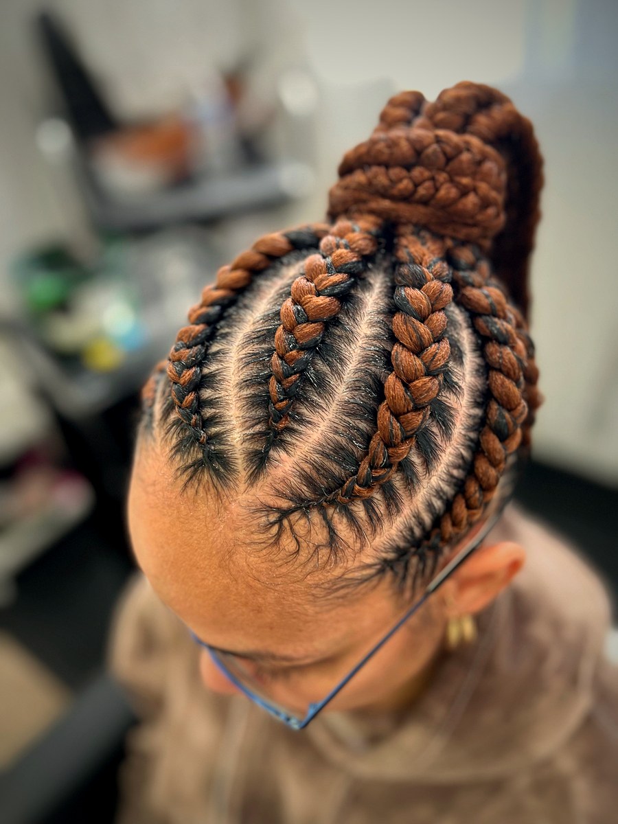 Feed-In Cornrows by Ariane