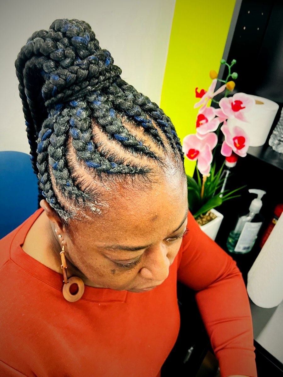 Ponytail Cornrows by Ariane
